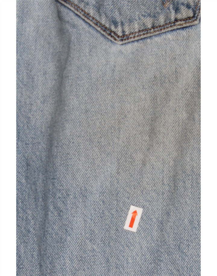 WRANGLER Damen Bootcut Jeans W28 L32 Blaue Baumwolle