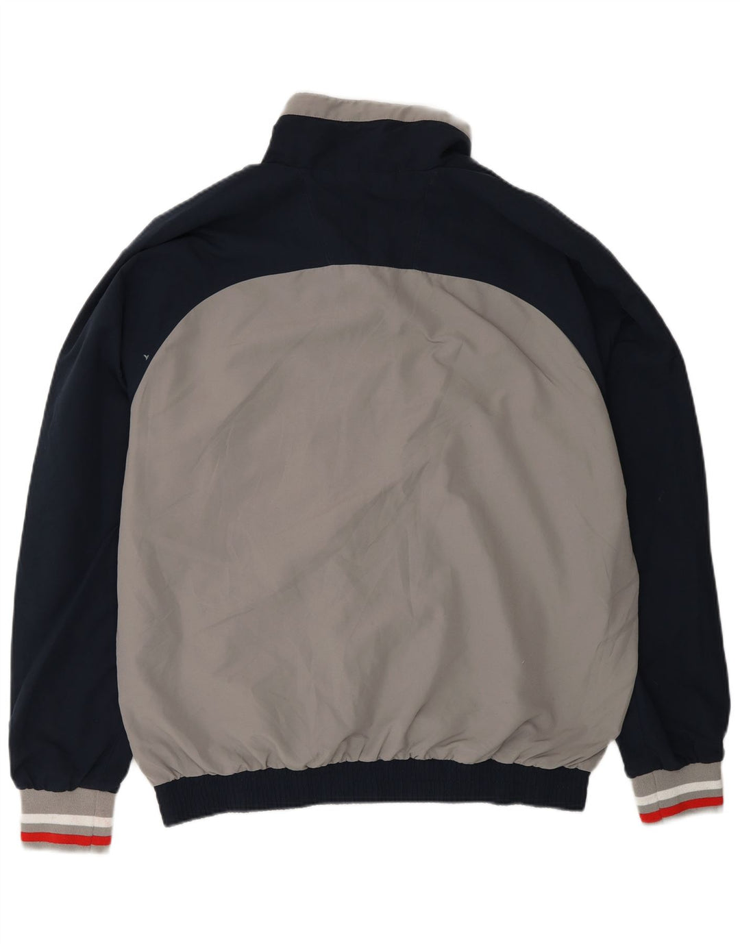 Champion Herren-Trainingsanzugoberteil, XL, graues Colourblock-Polyester