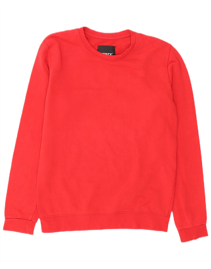 Pyrex Herren-Sweatshirt mit Grafik, mittelrote Baumwolle