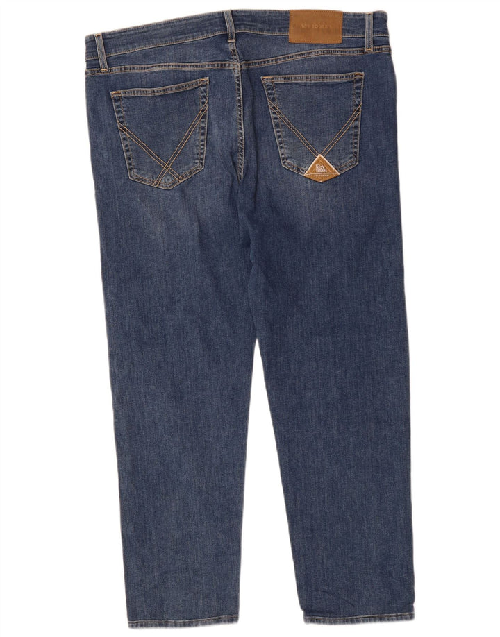 Roy Rogers Herren Tapered Cropped Jeans W40 L26 Blaue Baumwolle