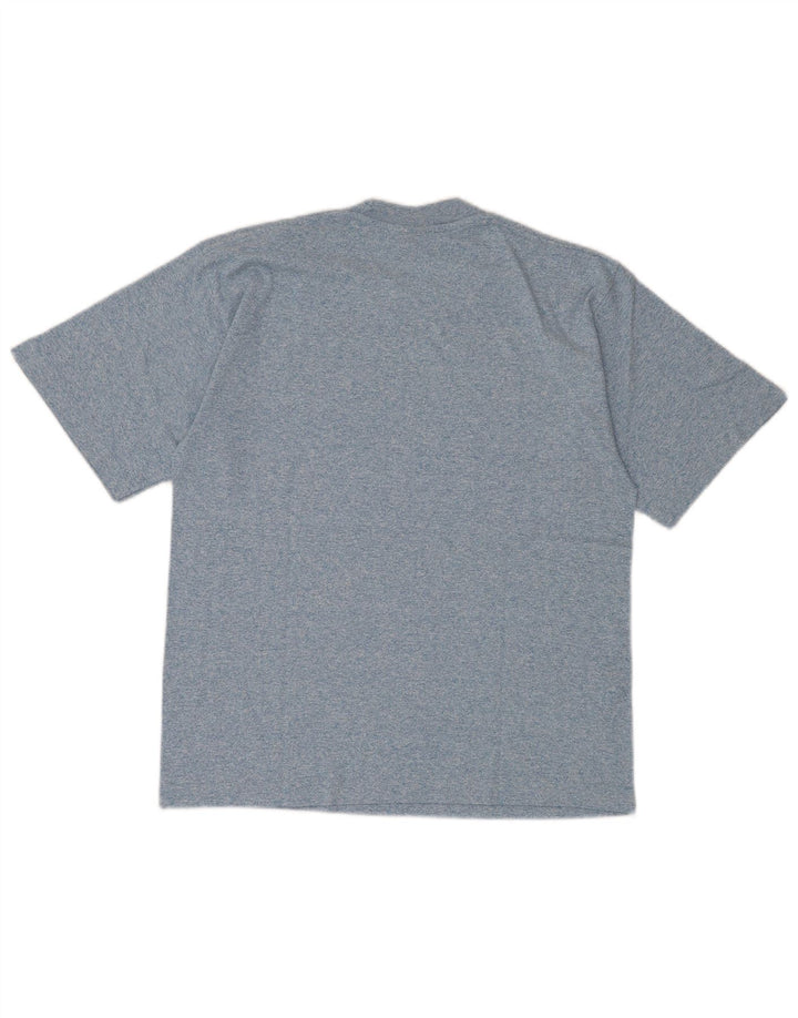 CHAMPION Herren T-Shirt Top Small Blau meliert Baumwolle