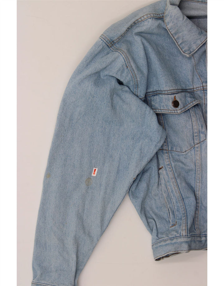 AMERICANINO Mens Denim Jacket UK 40 Large Blue Vintage Americanino and Second-Hand Americanino from Messina Hembry 