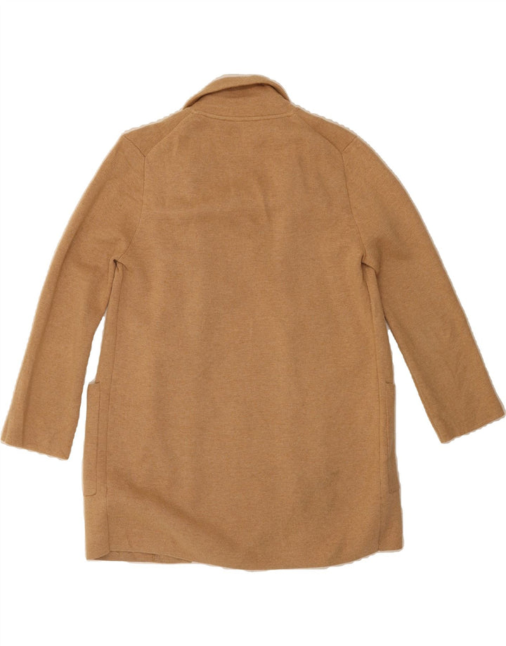 J. CREW Womens Oversized Open Overcoat UK 6 XS Beige Cotton Vintage J. Crew and Second-Hand J. Crew from Messina Hembry 