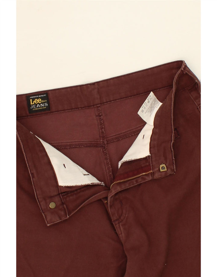LEE Womens Bootcut Casual Trousers W32 L33 Brown Cotton Vintage Lee and Second-Hand Lee from Messina Hembry 