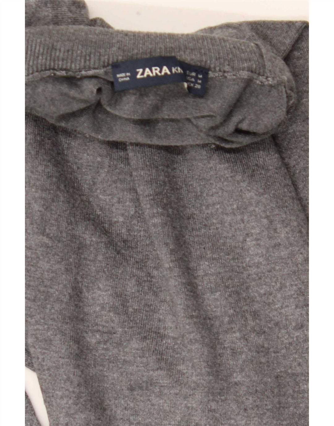 Rollkragenpullover für Damen von Zara, Gr. 12, Mittelgrau