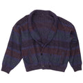 Vintage Herren Cardigan Pullover IT 52 Große mehrfarbig gefleckte Wolle