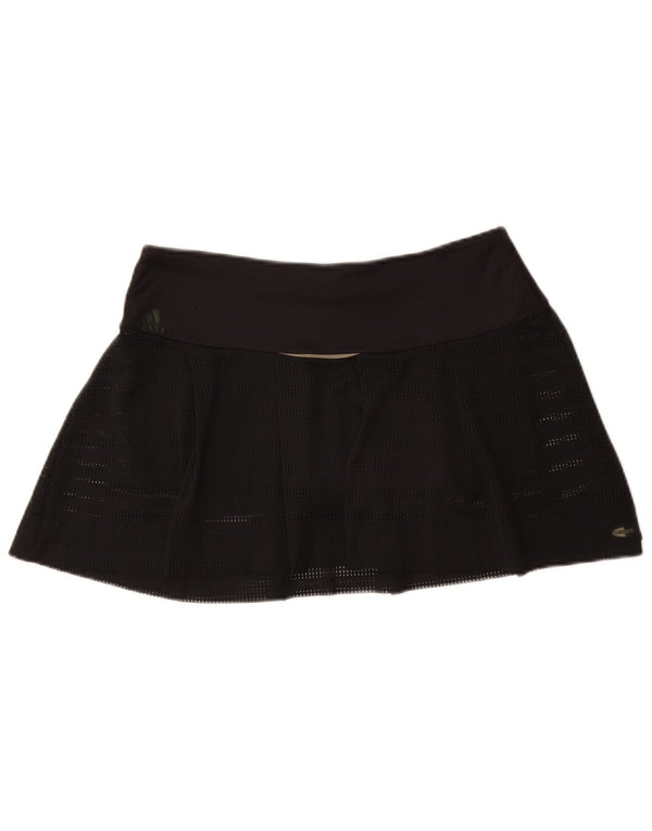 Adidas Damen Tennisrock UK 14 Medium Schwarz Polyester
