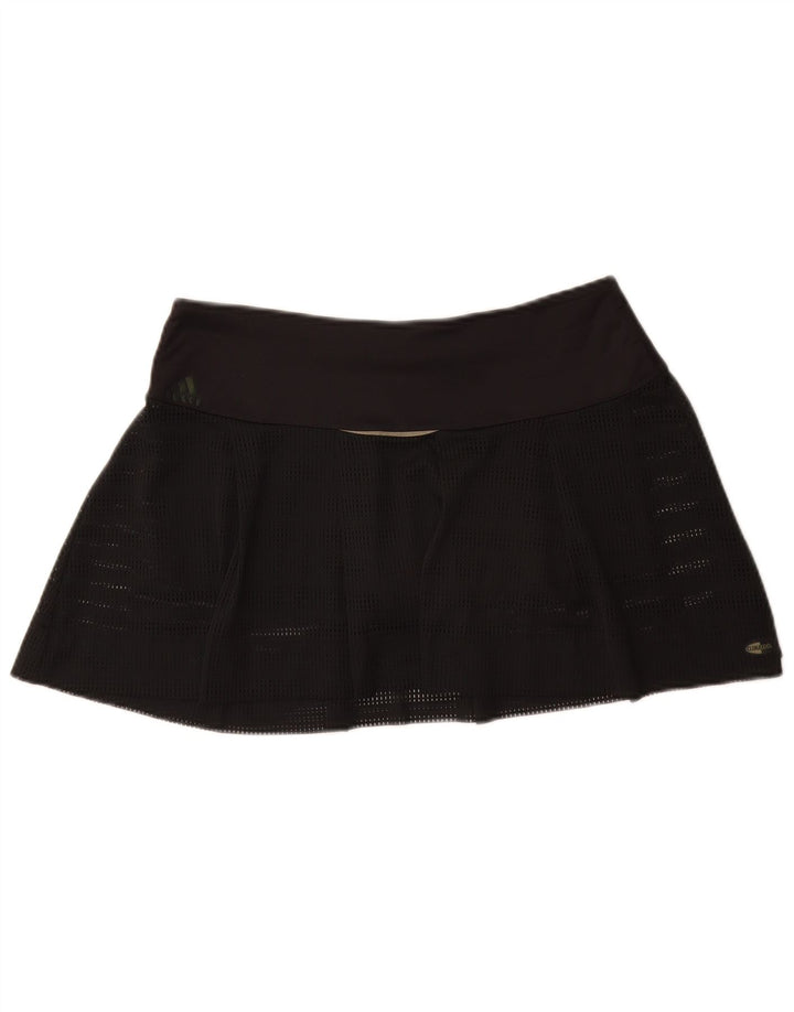Adidas Damen Tennisrock UK 14 Medium Schwarz Polyester