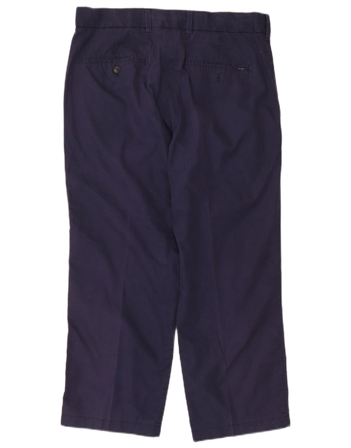 Marks & Spencer Herren-Kurzhose, W34, L25, Marineblau, Baumwolle