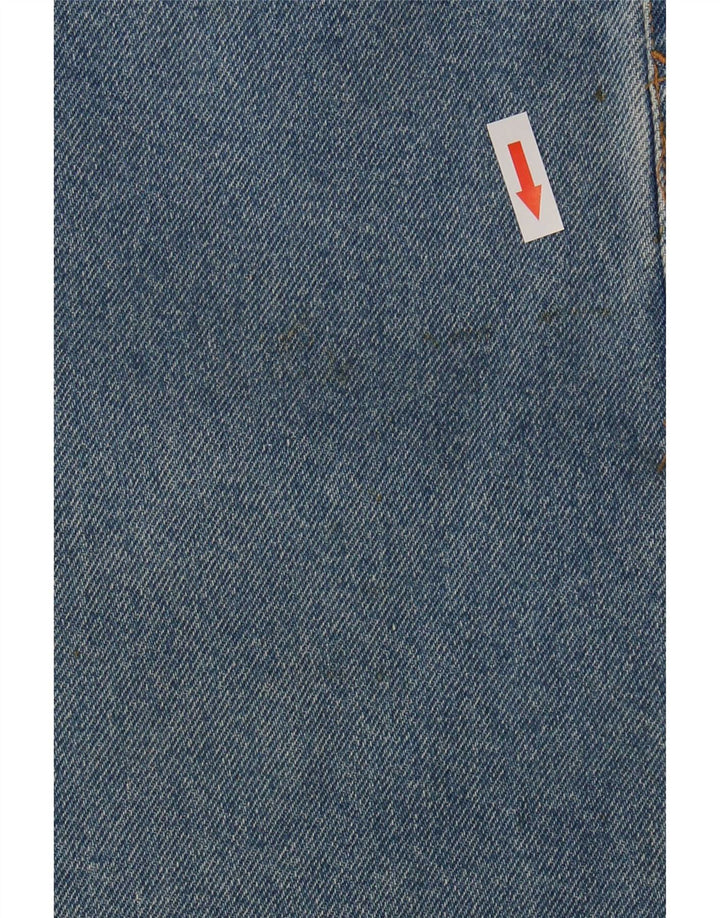 Swinger Damen Jeansrock IT 41 Medium W27 Blaue Baumwolle