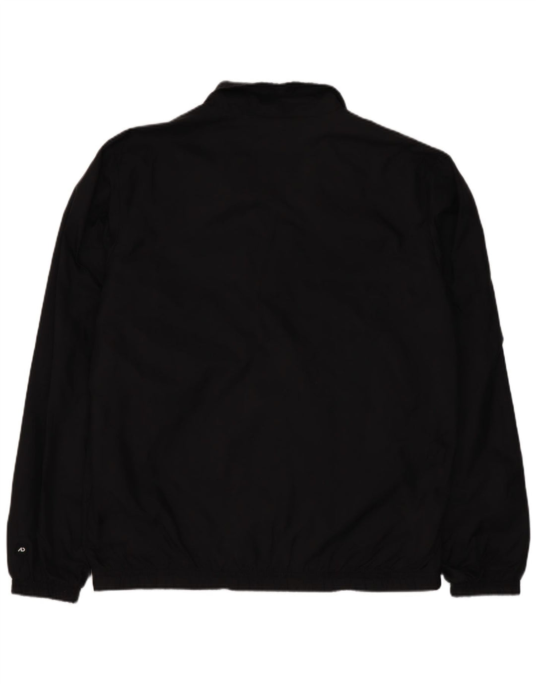Nike Herren-Trainingsanzug-Oberteiljacke UK 38/40 Mittelschwarzes Colourblock-Nylon