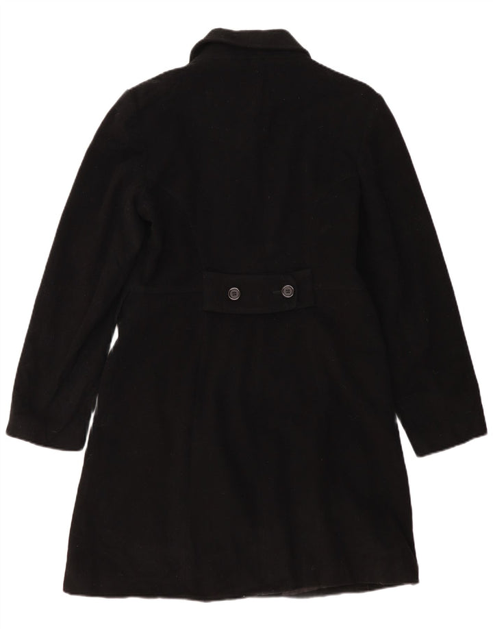 Zara Damen Mantel EU 40 Mittelschwarze Wolle