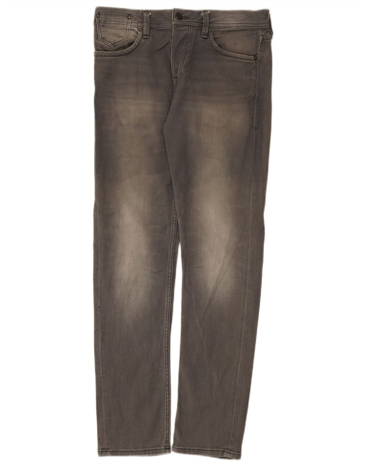 Jack & Jones Herren Slim Jeans W29 L32 Graue Baumwolle