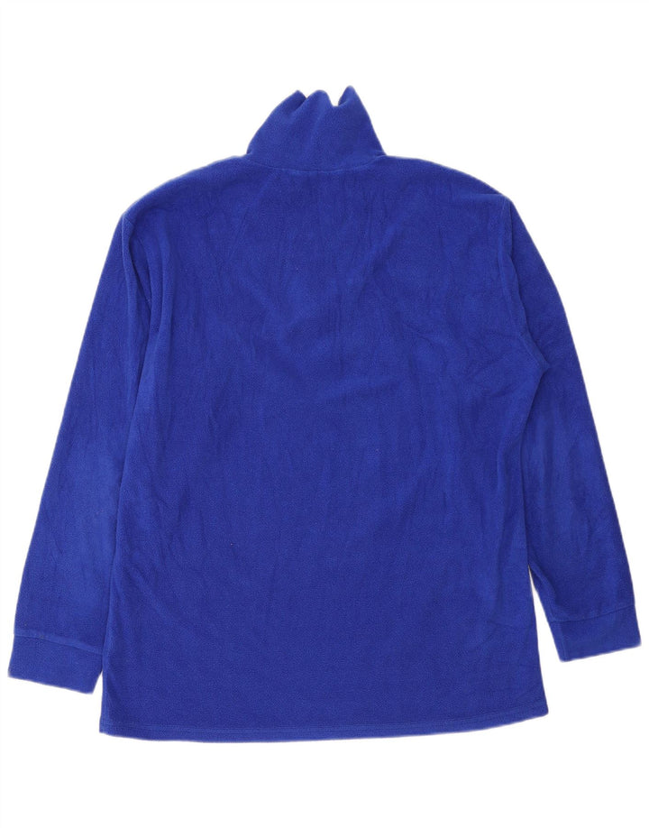 Fila Herren Fleecepullover mit Reißverschluss, IT 56 XL, Blau, Polyester
