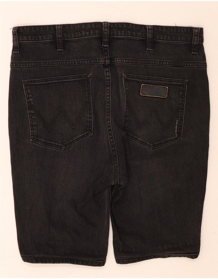 WRANGLER Mens Denim Shorts W34 Large  Black Cotton Vintage Wrangler and Second-Hand Wrangler from Messina Hembry 