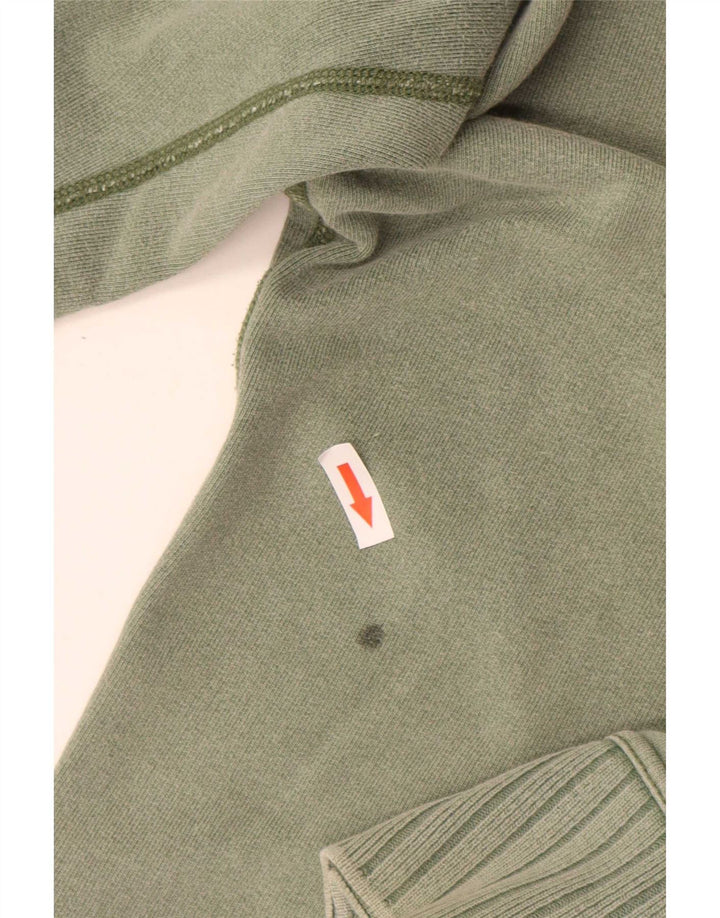 Diesel Herren Strickjacke 2XL Grüne Baumwolle