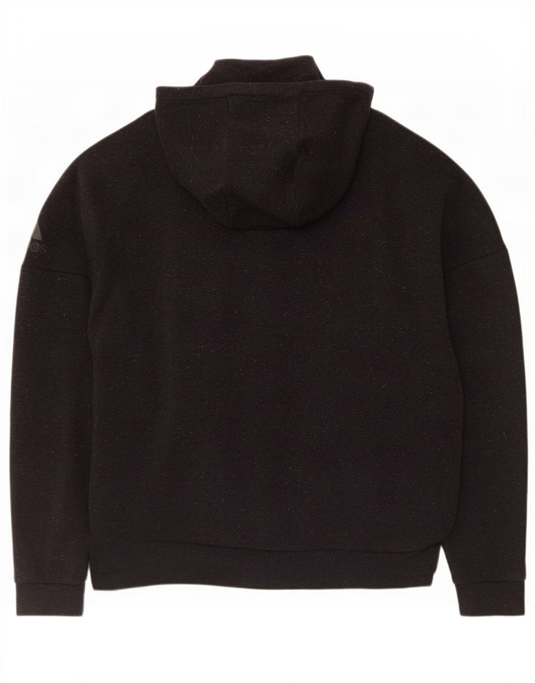 Adidas Herren-Kapuzenpullover mit Reißverschluss, mittelgrau meliert