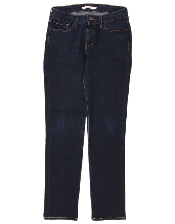 Levi's Damen 712 Slim Jeans W29 L32 Marineblau Baumwolle