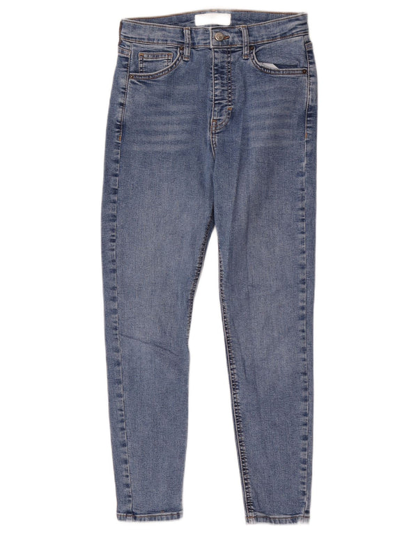 Topshop Damen Jamie Skinny Jeans W28 L26 Blaue Baumwolle