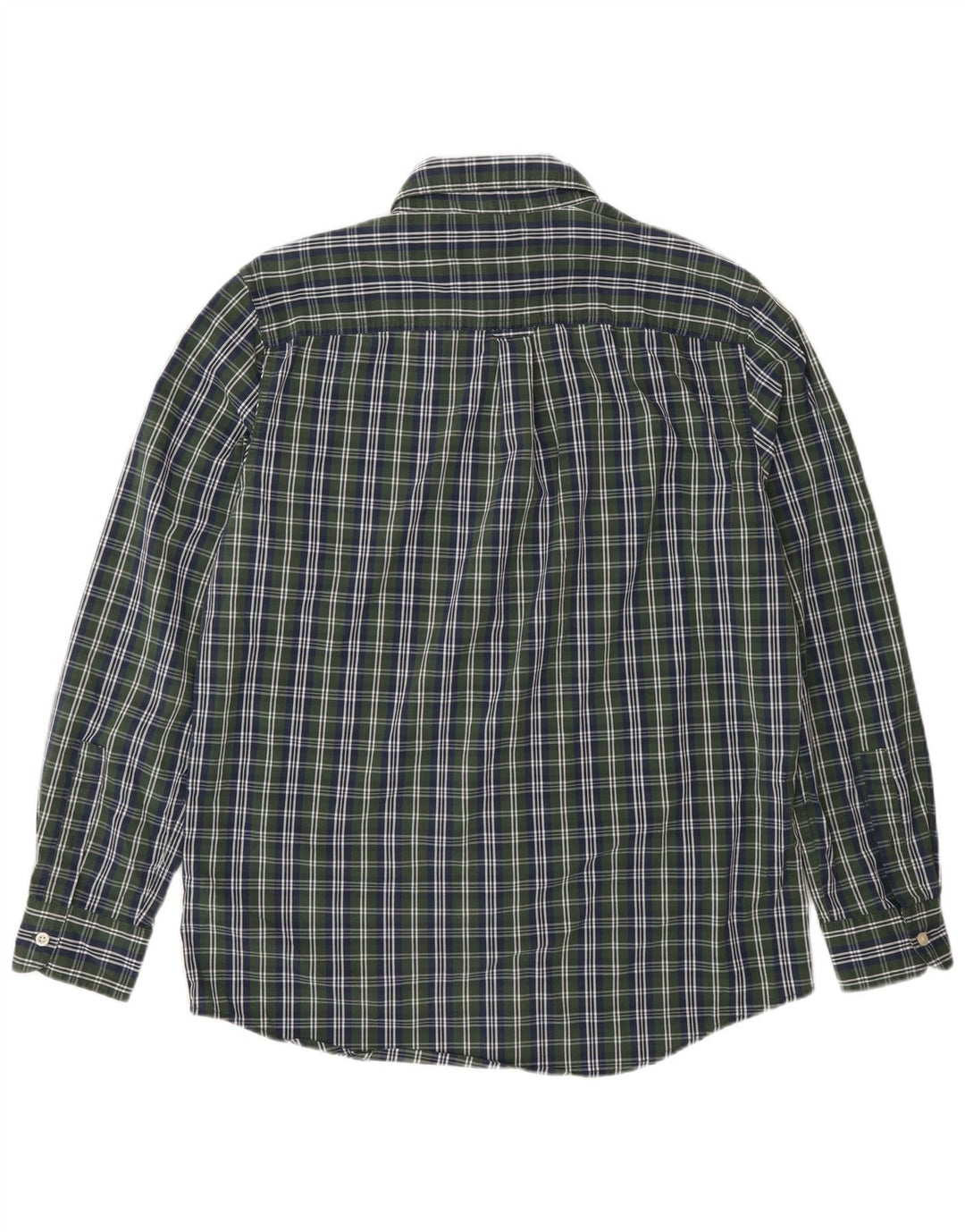 Chaps Herren-Hemd, pflegeleicht, mittelgrün, kariert, Baumwolle