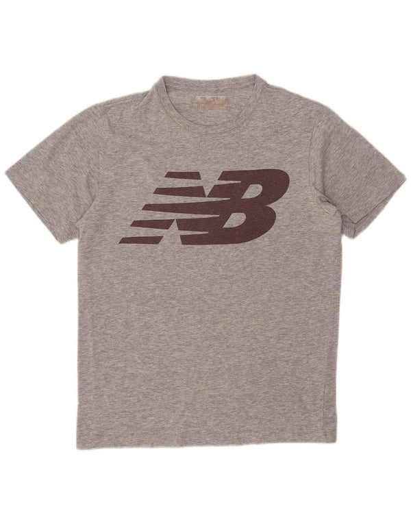 New Balance Herren Graphic T-Shirt Top Small Grau