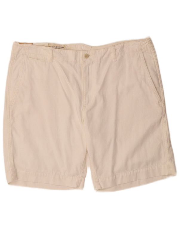 Ralph Lauren Mens Chino Shorts W38 XL Off White Cotton