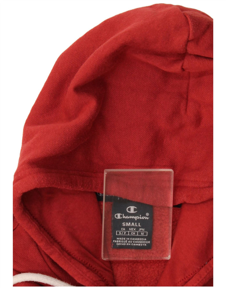 Champion Herren-Kapuzenpullover mit Grafik, Größe S, Rot