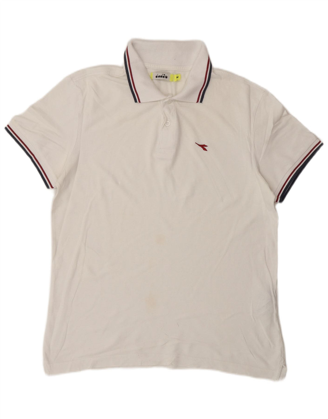DIADORA Herren-Poloshirt aus mittelweißer Baumwolle