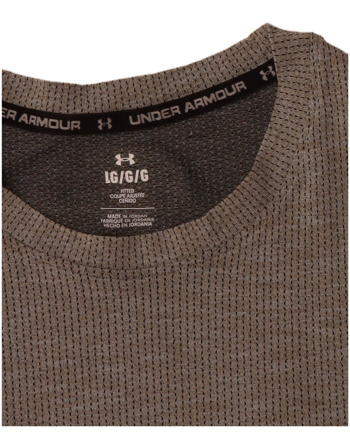Under Armour Herren T-Shirt Top Large Grau meliert