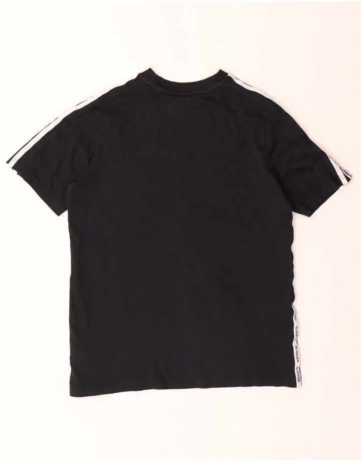 ADIDAS T-Shirt mit Grafik für Jungen, 13–14 Jahre, schwarze Baumwolle