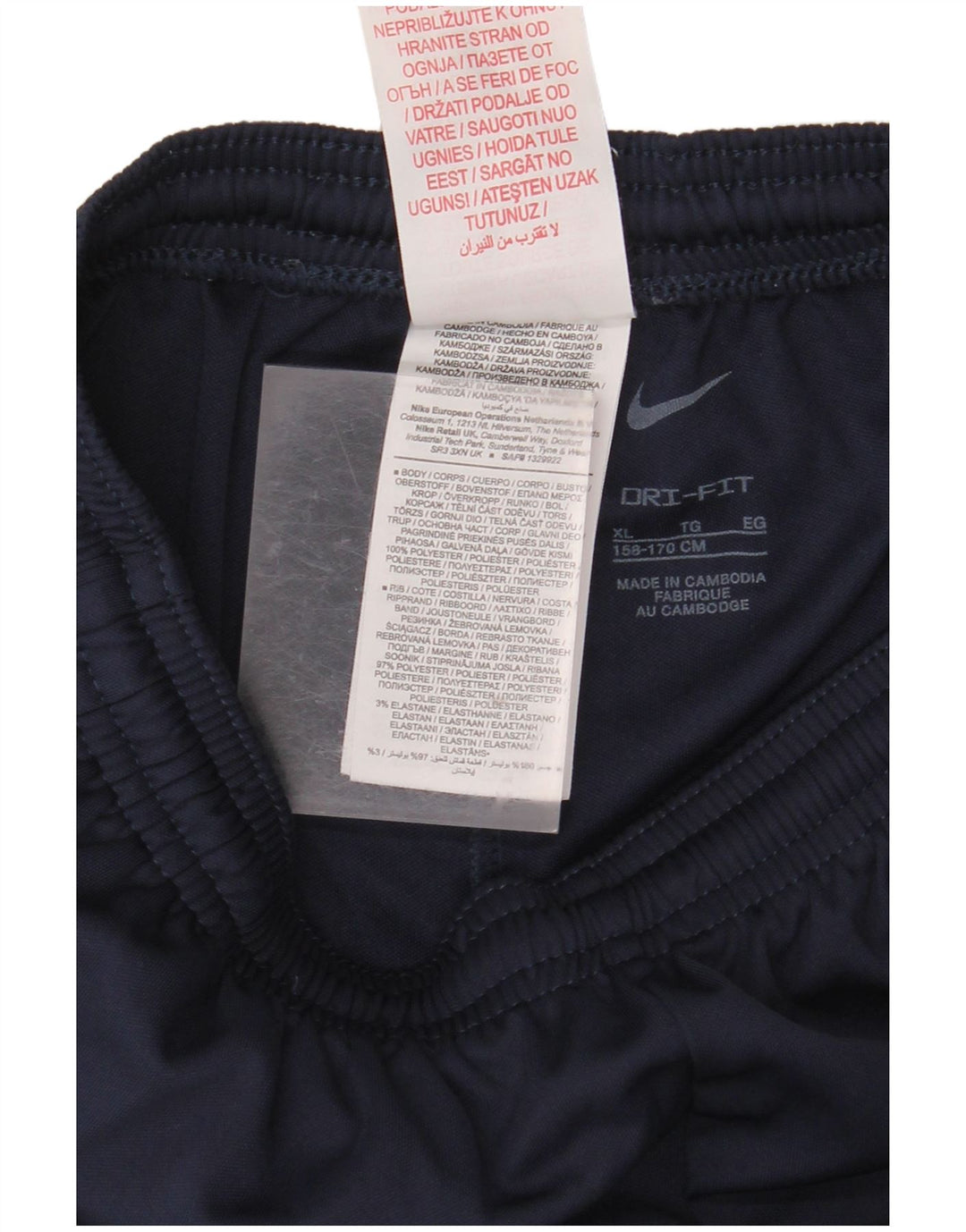 NIKE Dri-FIT-Trainingshose für Jungen, 13–14 Jahre, XL, Marineblau, Polyester