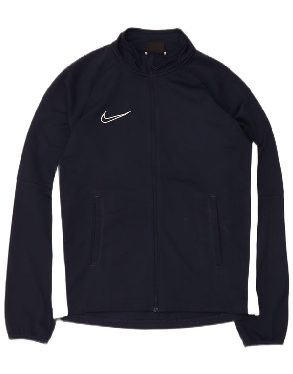 Nike Dri-Fit-Trainingsanzug-Oberteil für Jungen, 12–13 Jahre, Größe L, Marineblau