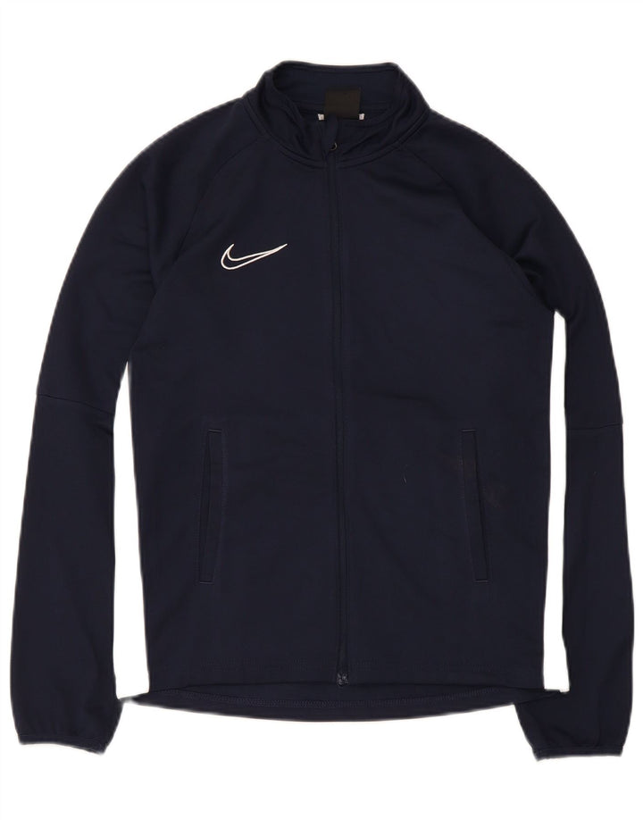 Nike Dri-Fit-Trainingsanzug-Oberteil für Jungen, 12–13 Jahre, Größe L, Marineblau