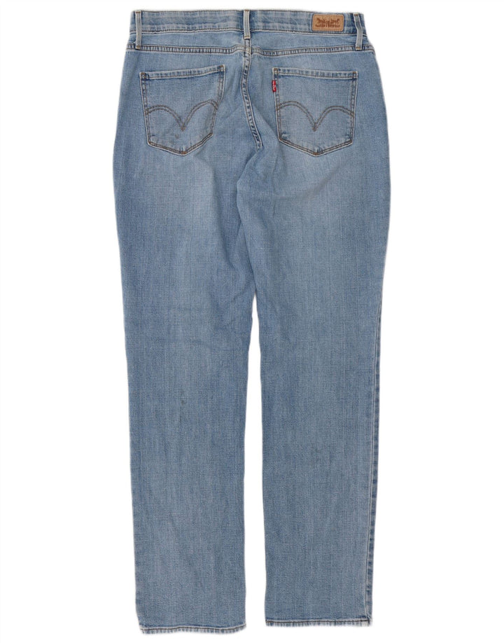 Levi's Damen 525 Straight Jeans W32 L32 Blaue Baumwolle