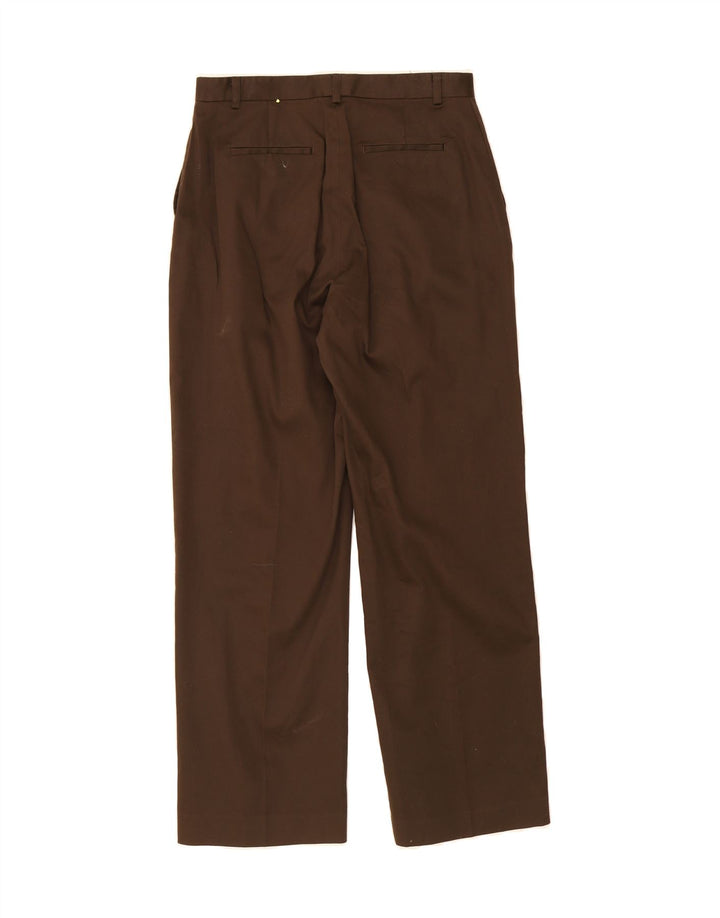 J. CREW Womens Straight Chino Trousers W28 L28 Brown Vintage J. Crew and Second-Hand J. Crew from Messina Hembry 