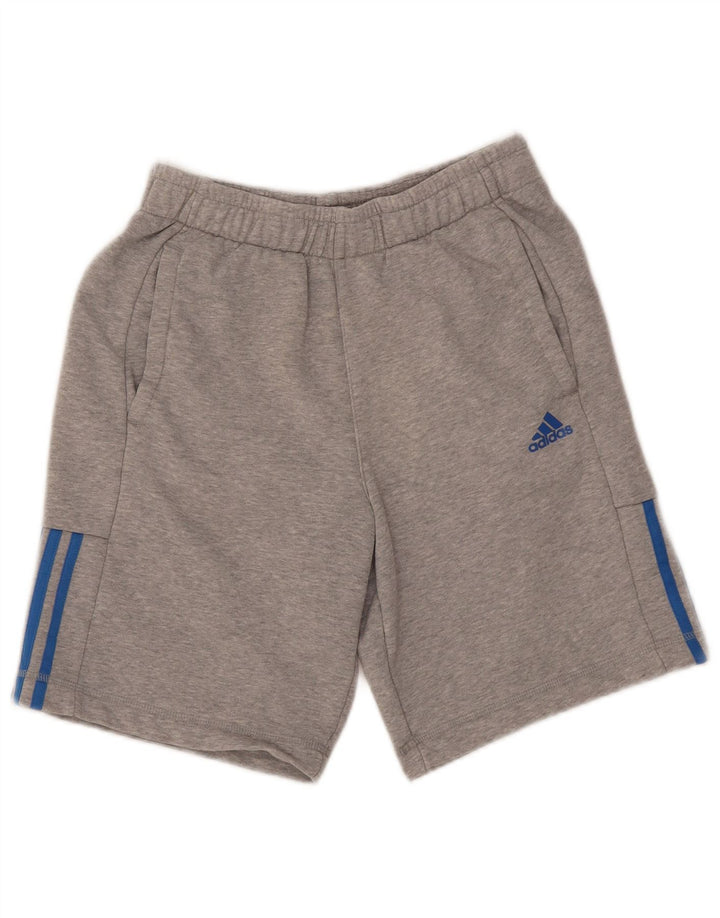 Adidas Herren Climalite Sport Shorts Größe S aus grauer Baumwolle