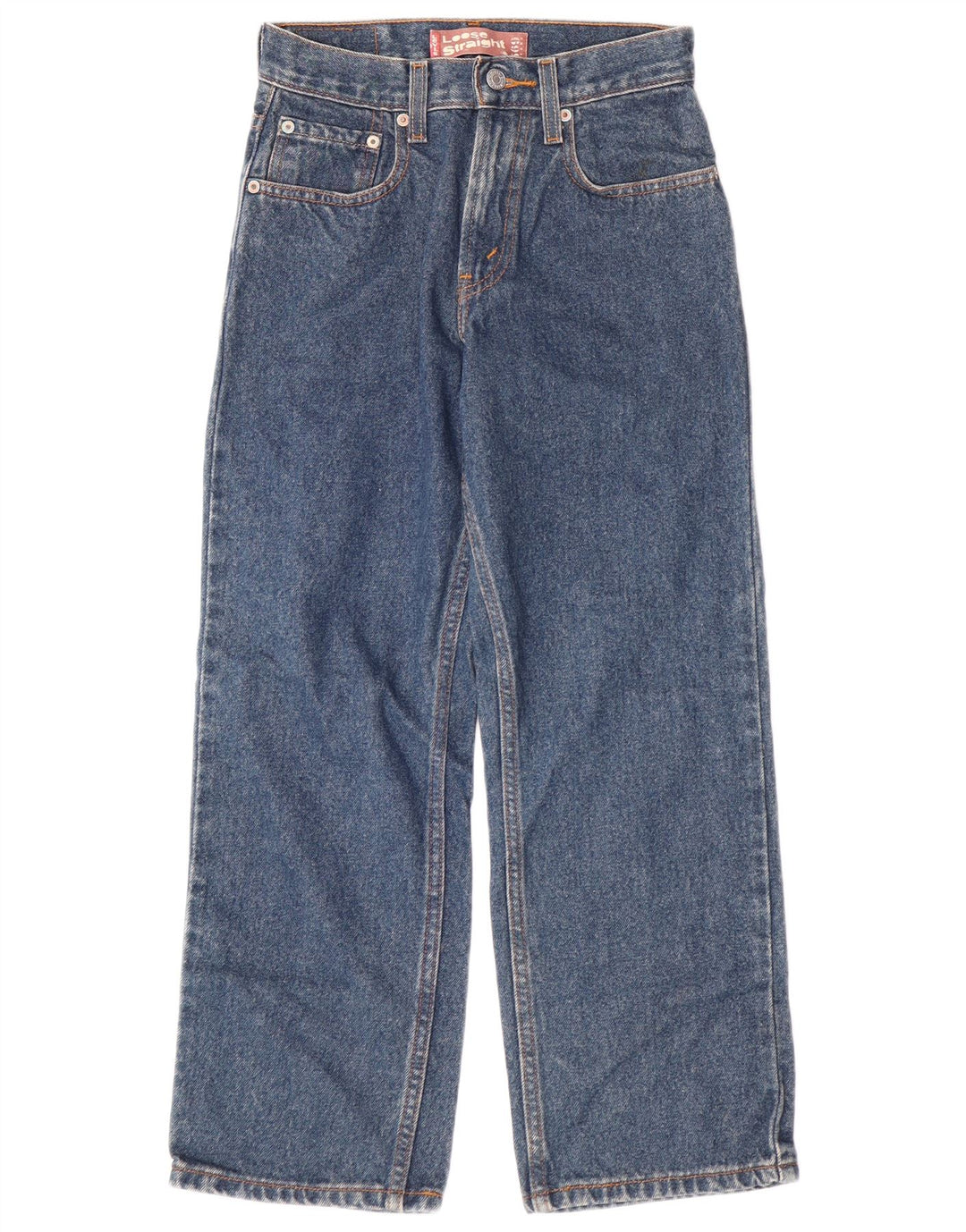 LEVI'S Jungen 569 Loose Fit Straight Jeans 11–12 Jahre W26 L26 Blaue Baumwolle