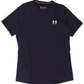 Under Armour Herren Heat Gear T-Shirt Top Large Marineblau Polyester