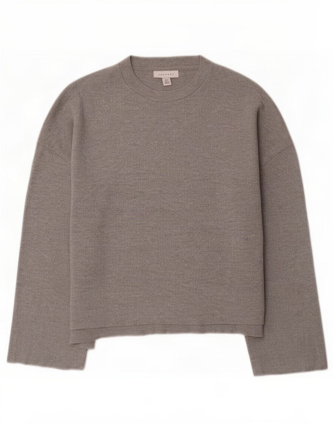 Topshop Damen-Oberteil in Übergröße, 3/4-Ärmel, UK-Größe 10, Größe S, Grau