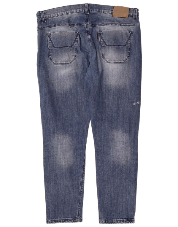 Jeckerson Herren Slim Jeans IT 52 XL W36 L29 Blaue Baumwolle