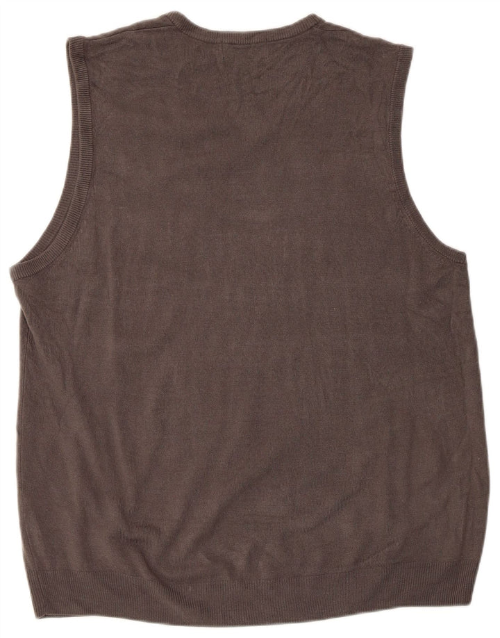 Marks & Spencer Herren Blue Harbor Vest Tank Top XL Grau Acryl
