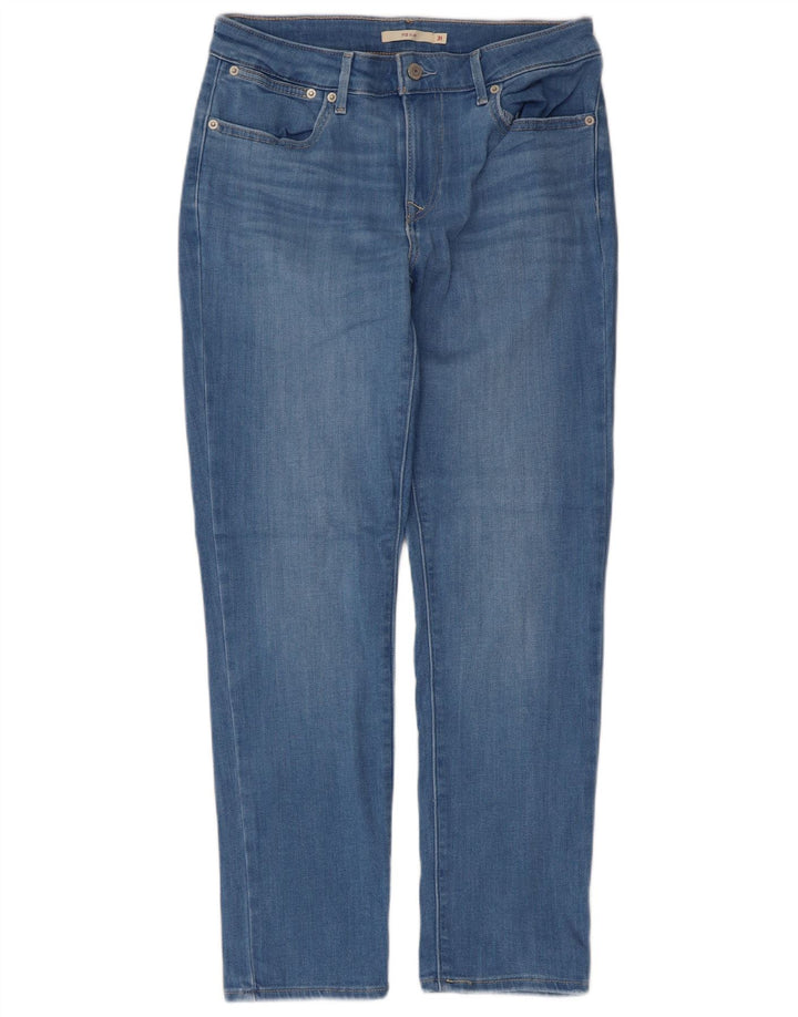 LEVI'S Damen 712 Slim Jeans W31 L30 Blaue Baumwolle