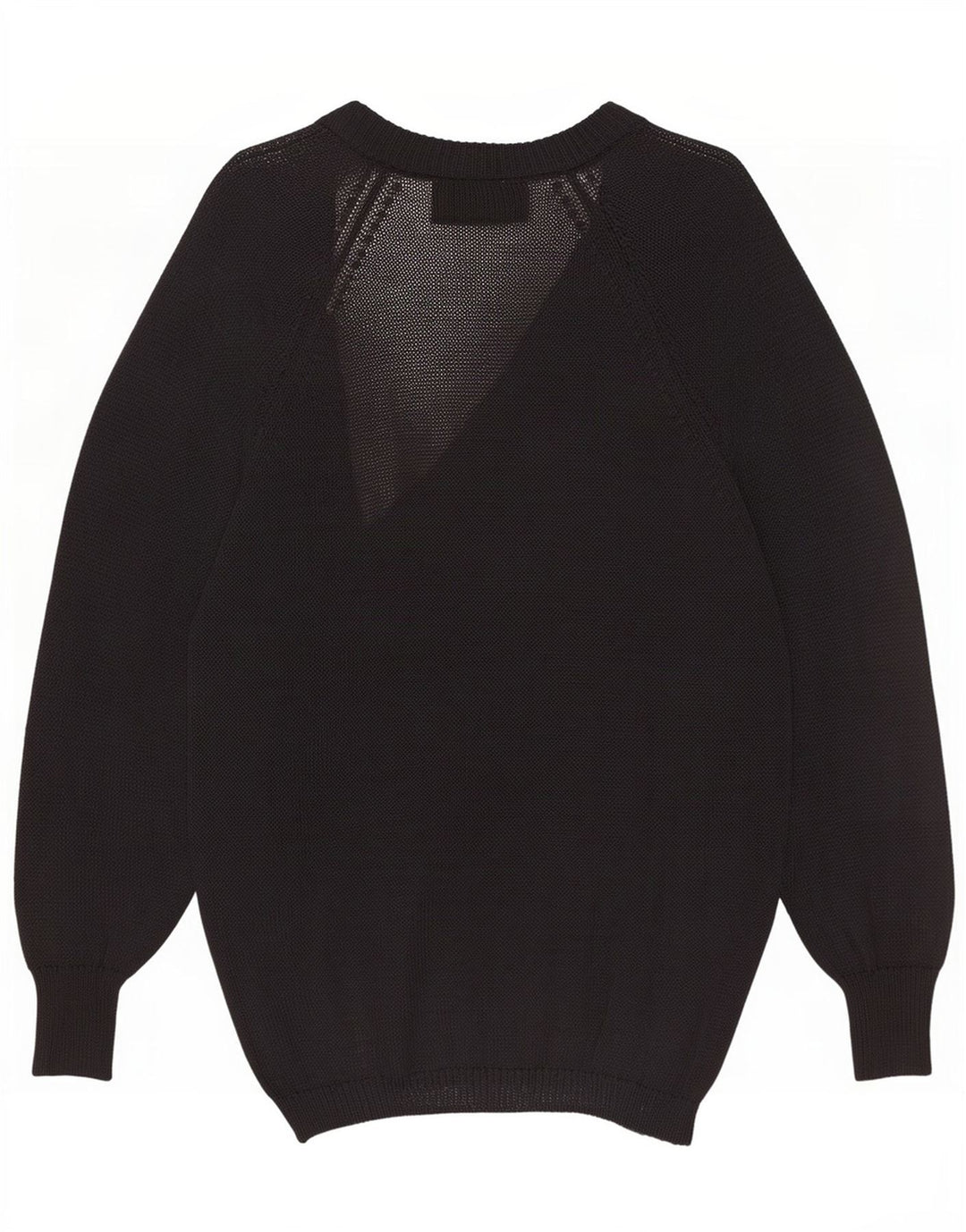 Gianfrediani Damen Longline-Cardigan-Pullover UK 14 Mittelschwarze Viskose