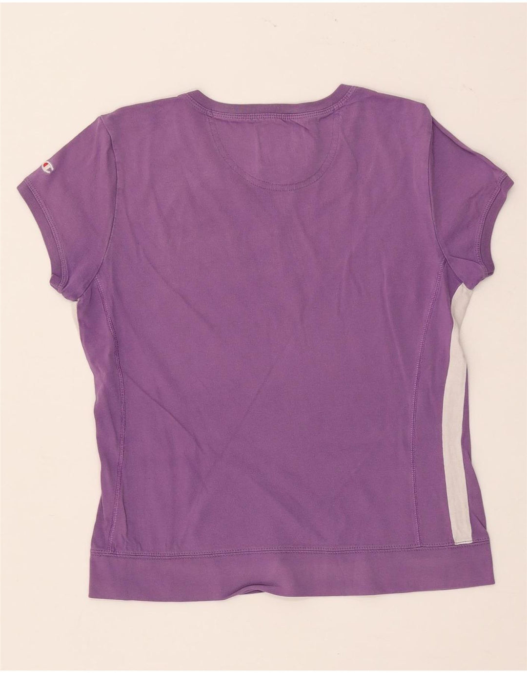CHAMPION Damen Heritage Classics Graphic T-Shirt Top UK 12 Medium Purple