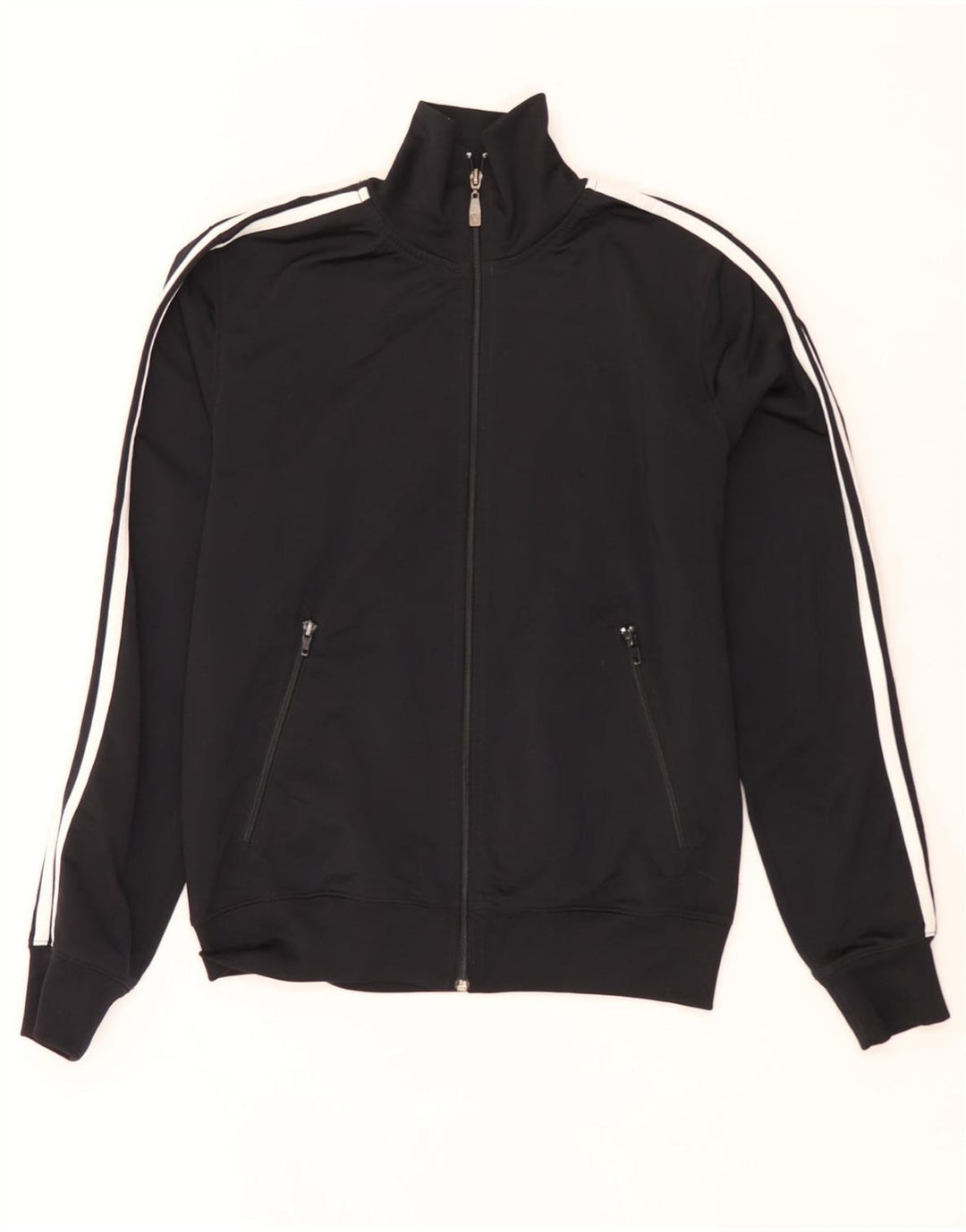 Converse Herren-Trainingsanzug, Jacke, Größe S, Schwarz, Polyester