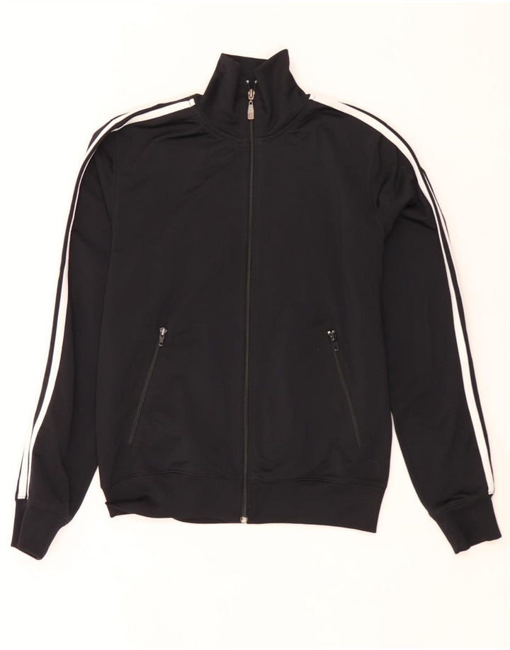 Converse Herren-Trainingsanzug, Jacke, Größe S, Schwarz, Polyester
