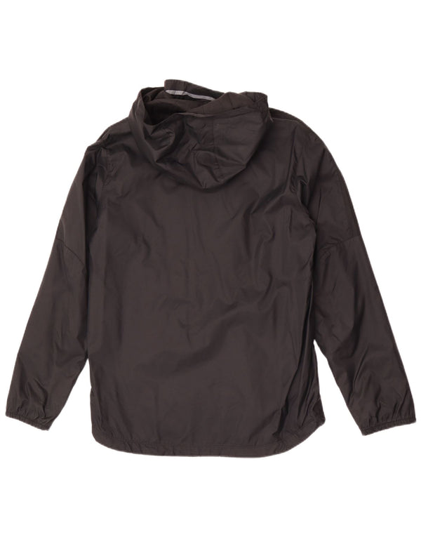 Nike Regenjacke mit Kapuze für Jungen, 13–14 Jahre, XL, schwarzes Nylon
