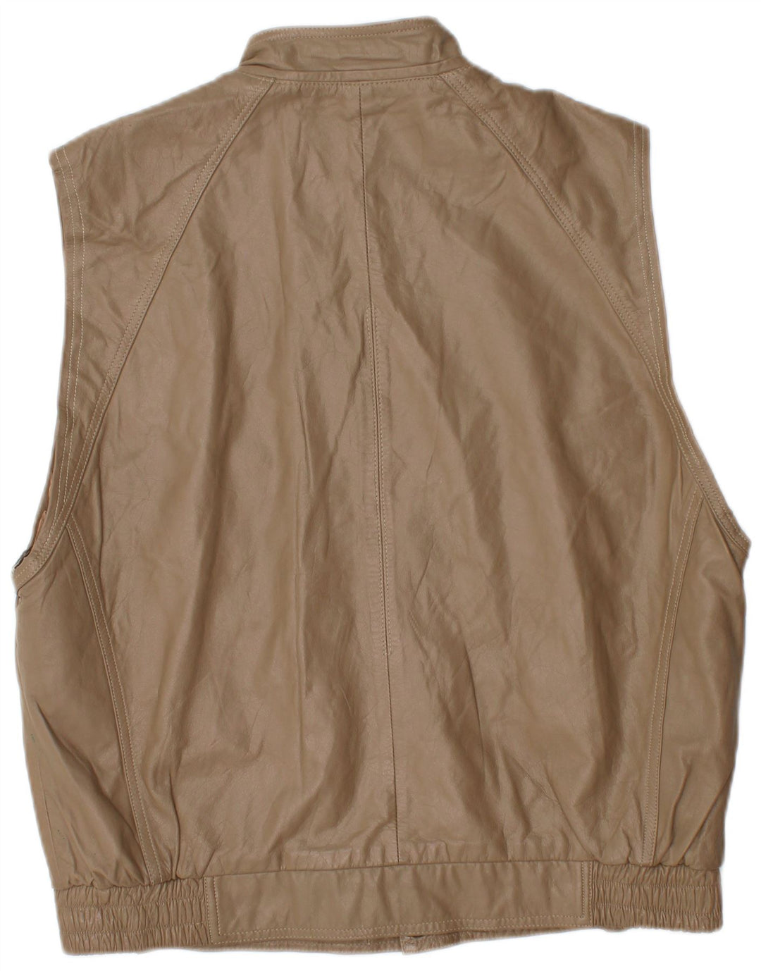VINTAGE Herren Lederweste UK 40 Large Braun