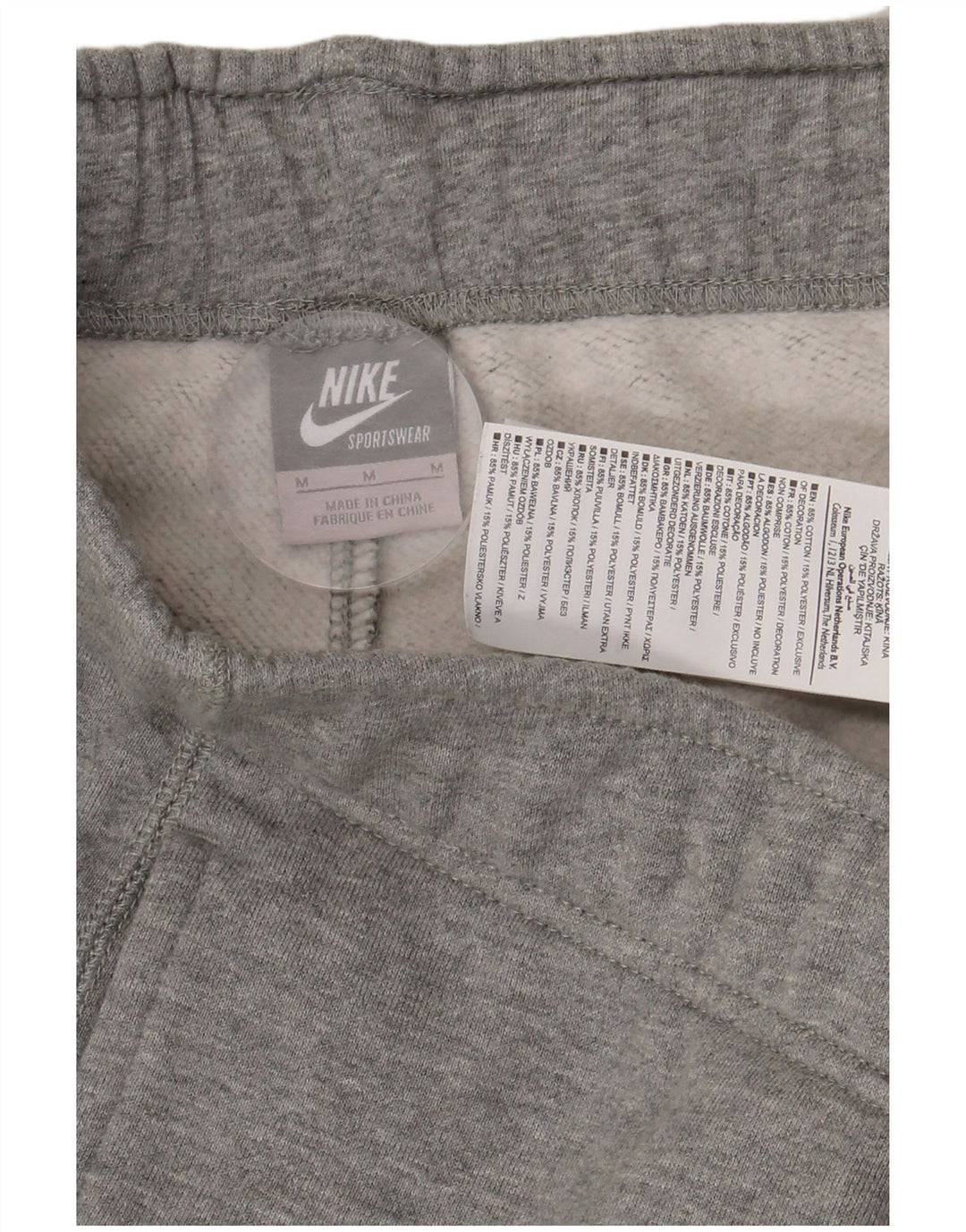 Nike Herren-Trainingshose mit Jogger-Motiv, mittelgrau gefleckte Baumwolle