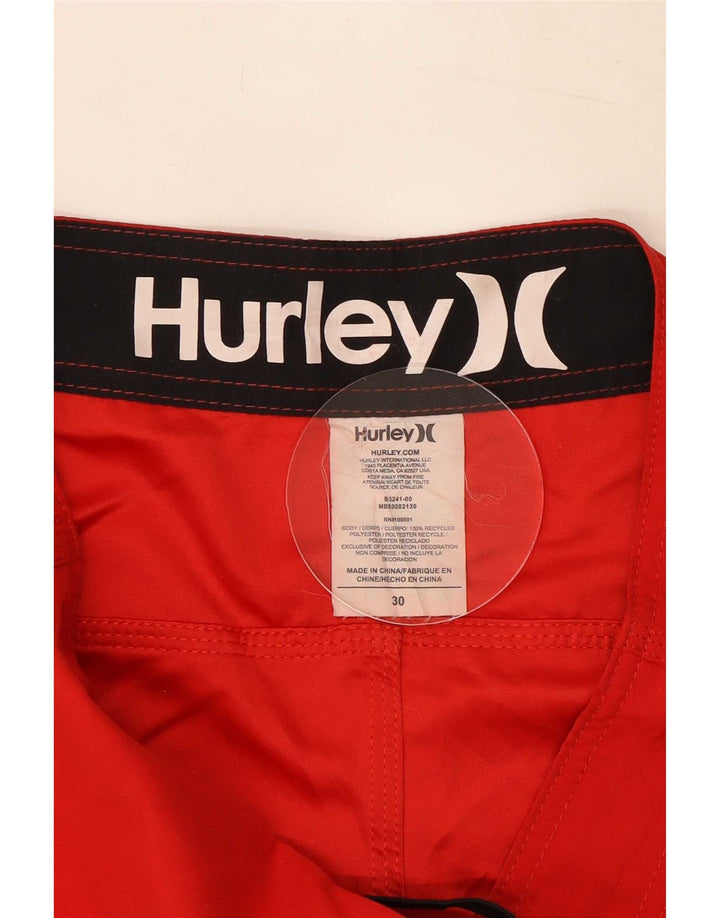 Hurley Herren Badeshorts Mittelrotes Polyester